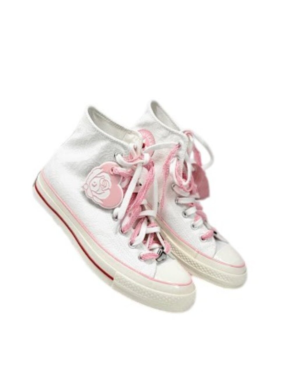 CONVESE Chuck 70 Valentine’s Day High Top Sneakers White Pink Women’s 9 NWOB